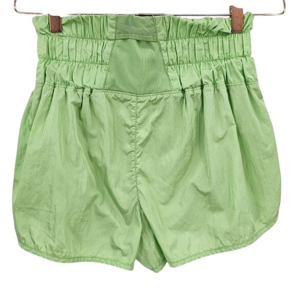 Free People Womens M The Way Home Active Gym Shorts in Lime Green - Picture 3 of 10